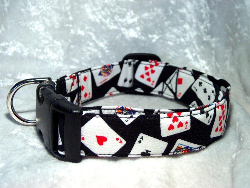 Playing Cards Dog collar